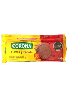 CHOCOLATE CORONA CLAVOS 450 G CANELA