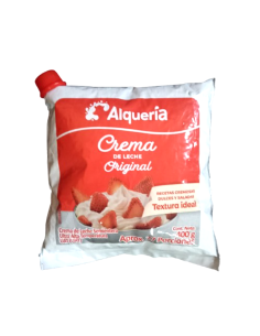CREMA DE LECHE ENTERA 400 GR ALQUERIA