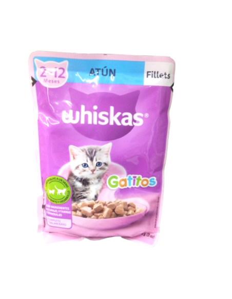 WHISKAS GATITOS FILETE ATUN 85 GR