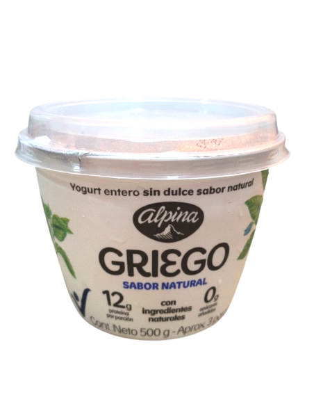 YOGUR GRIEGO NATURAL 500G