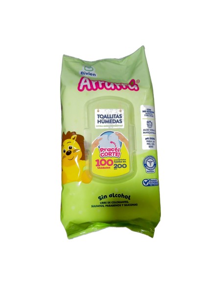 TOALLITAS ARRURU AVENA 100  UNDS